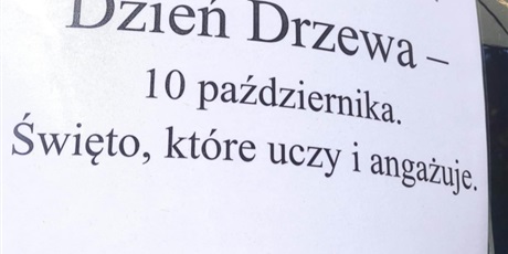 Dzień drzewa w naszej szkole