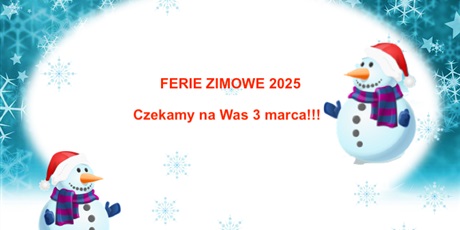 FERIE ZIMOWE 2025