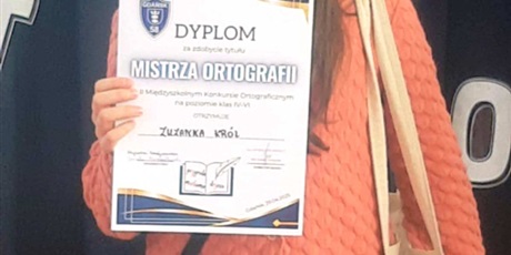 Powiększ grafikę: Zwyciężczyni konkusru ucz. kl. VIb   