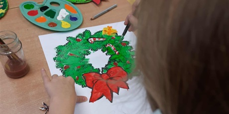 Powiększ grafikę: Malowane wianki Małych Artystów