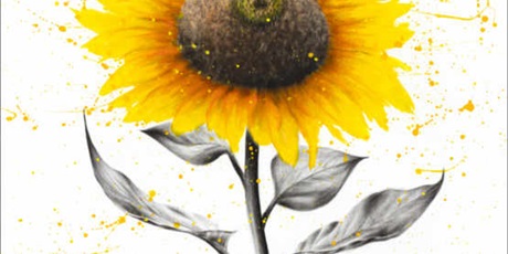 Powiększ grafikę: Zdjęcie malowanego słonecznika